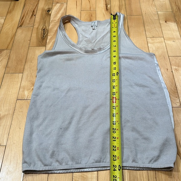 Tristan Silk Back Cotton Blend Tank Top - Picture 7 of 7